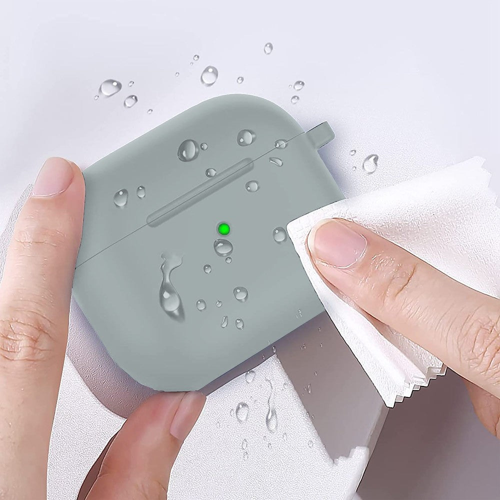 Husa Soft Silicone - AirPods 3 - Light Gray