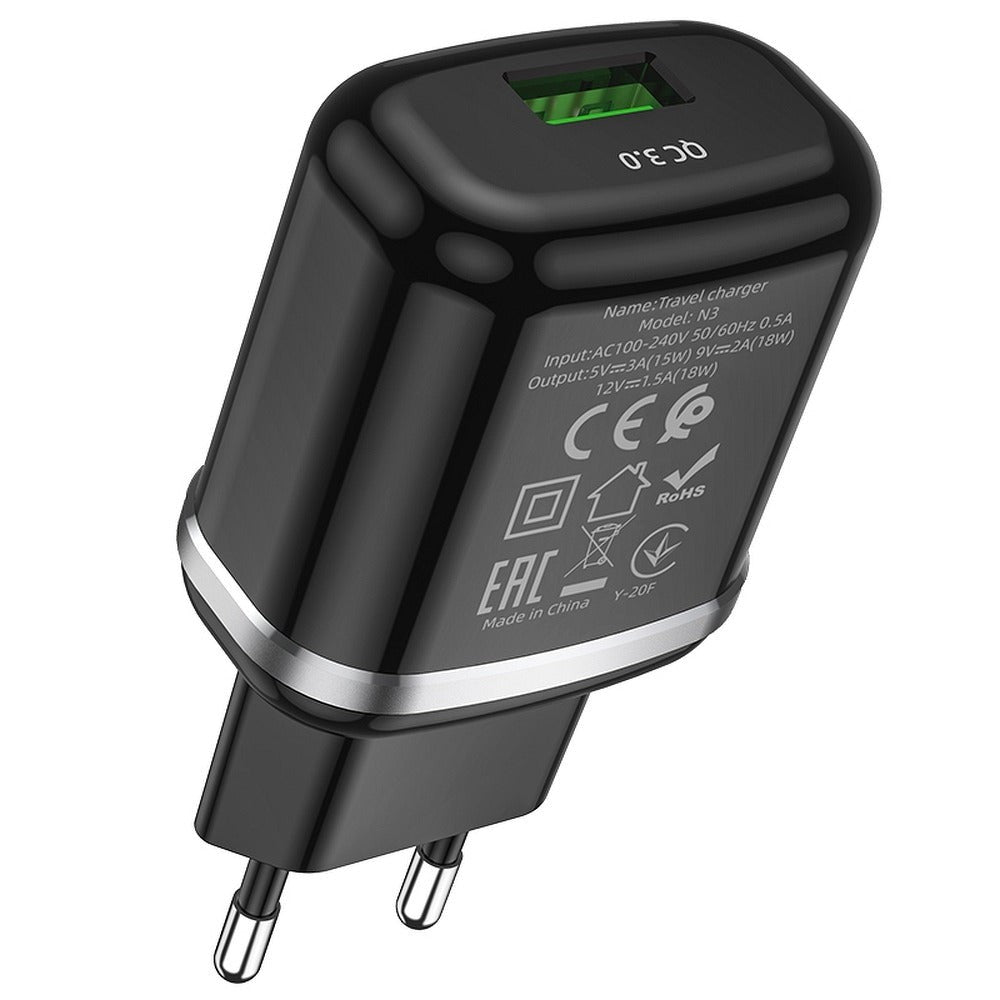 Incarcator Priza Fast Charge HOCO N3 Special - Negru