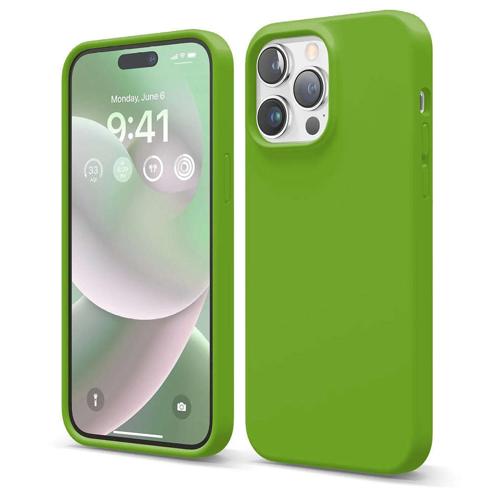 Husa Soft Silicone - iPhone 14 Pro Max - Acid Green