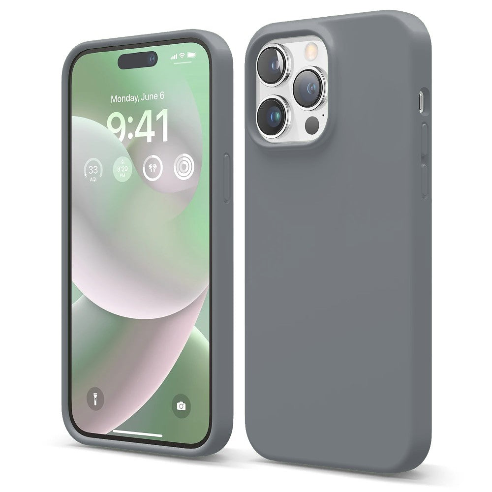 Husa Soft Silicone - iPhone 14 Pro Max - Dark Gray