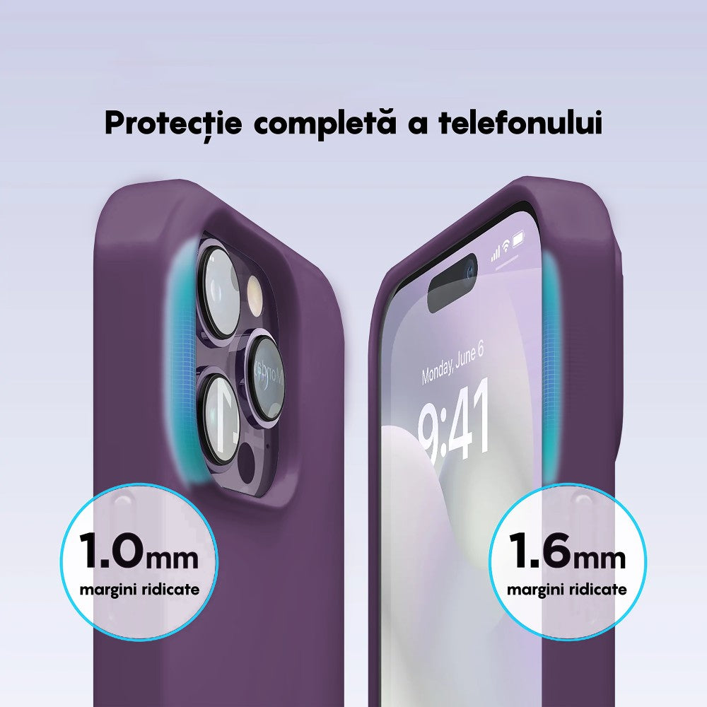 Husa Soft Silicone - iPhone 14 Pro Max - Light Purple