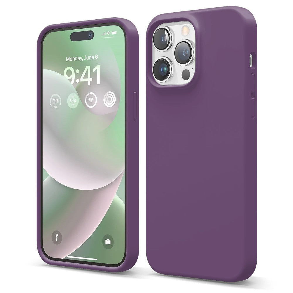 Husa Soft Silicone - iPhone 14 Pro Max - Light Purple