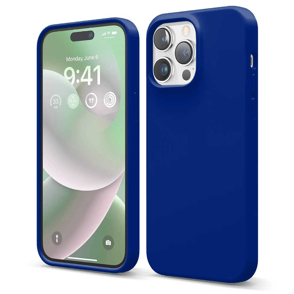 Husa Soft Silicone - iPhone 14 Pro Max - Dark Blue