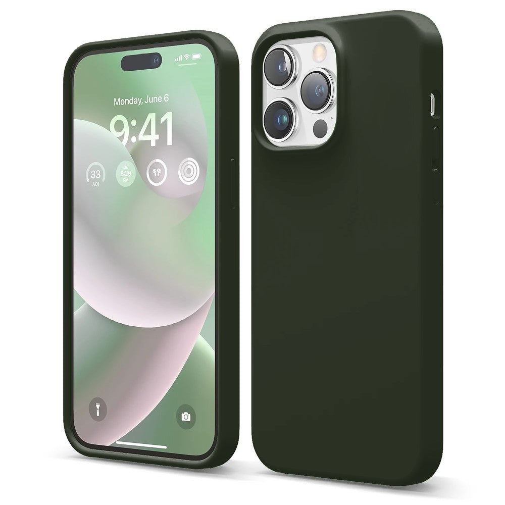 Husa Soft Silicone - iPhone 14 - Dark Marine Green