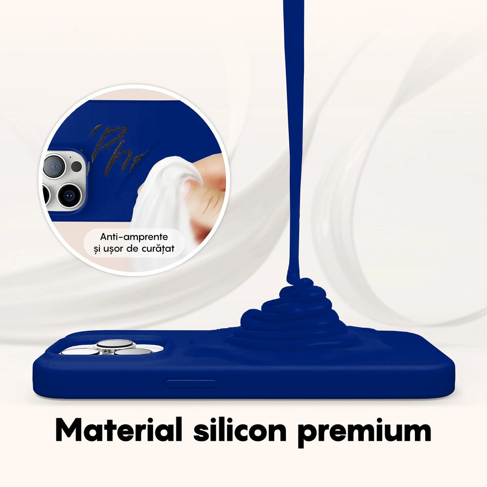 Husa Soft Silicone - iPhone 14 - Dark Blue