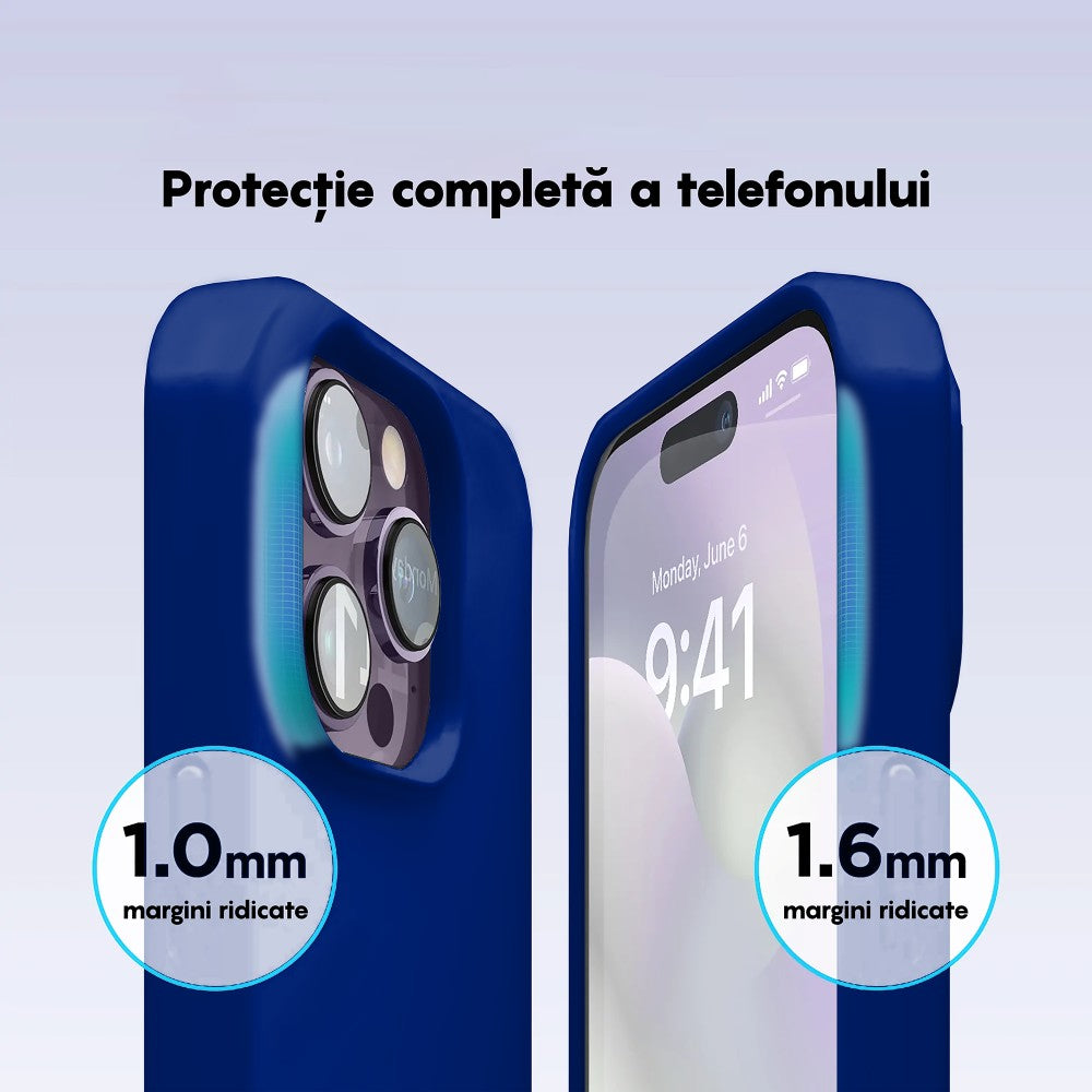 Husa Soft Silicone - iPhone 14 Pro - Dark Blue