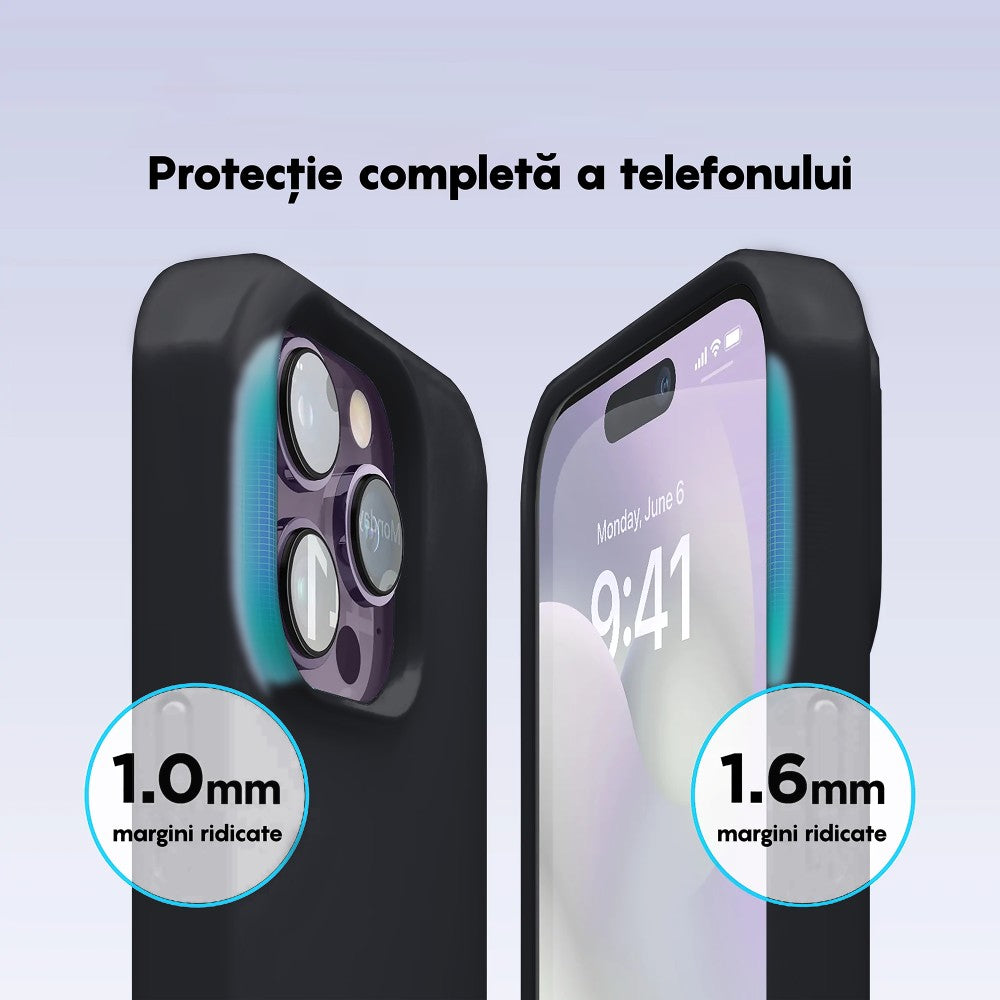 Husa Soft Silicone - iPhone 14 Pro - Negru