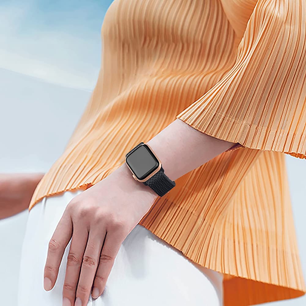 Curea Braided Weave - Apple Watch 1/2/3/4/5/6/7/8/9/SE - 38/40/41 MM - Charcoal