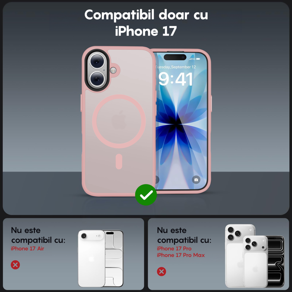 Husa MagSafe - iPhone 17 - Roz