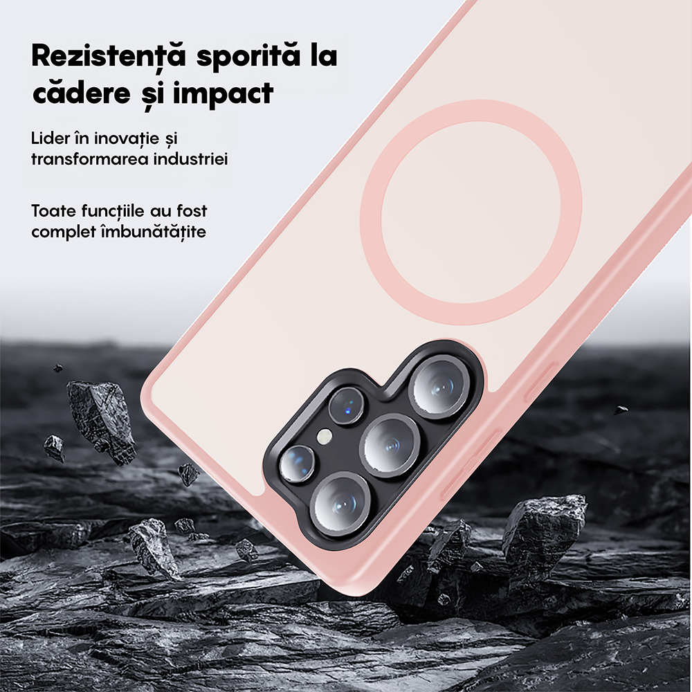 Husa MagSafe - Samsung Galaxy S25 Ultra - Roz