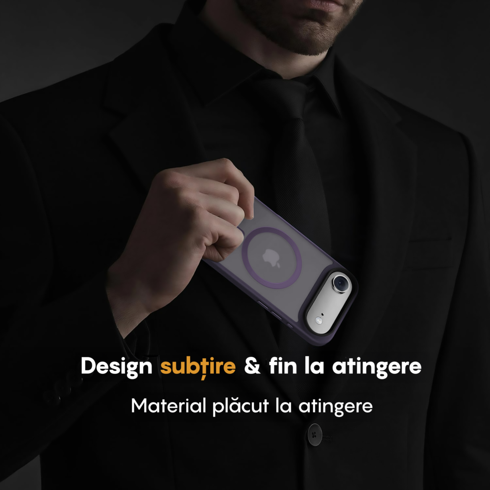 Husa MagSafe - iPhone 17 Air - Mov Inchis
