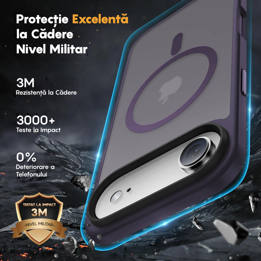 Husa MagSafe - iPhone 17 Air - Mov Inchis