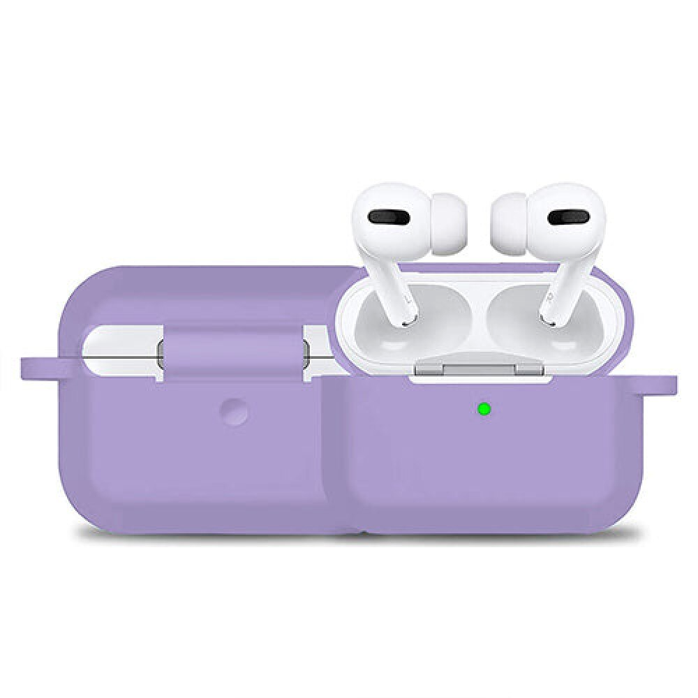 Husa Soft Silicone - AirPods Pro 1/2 - Light Lilac
