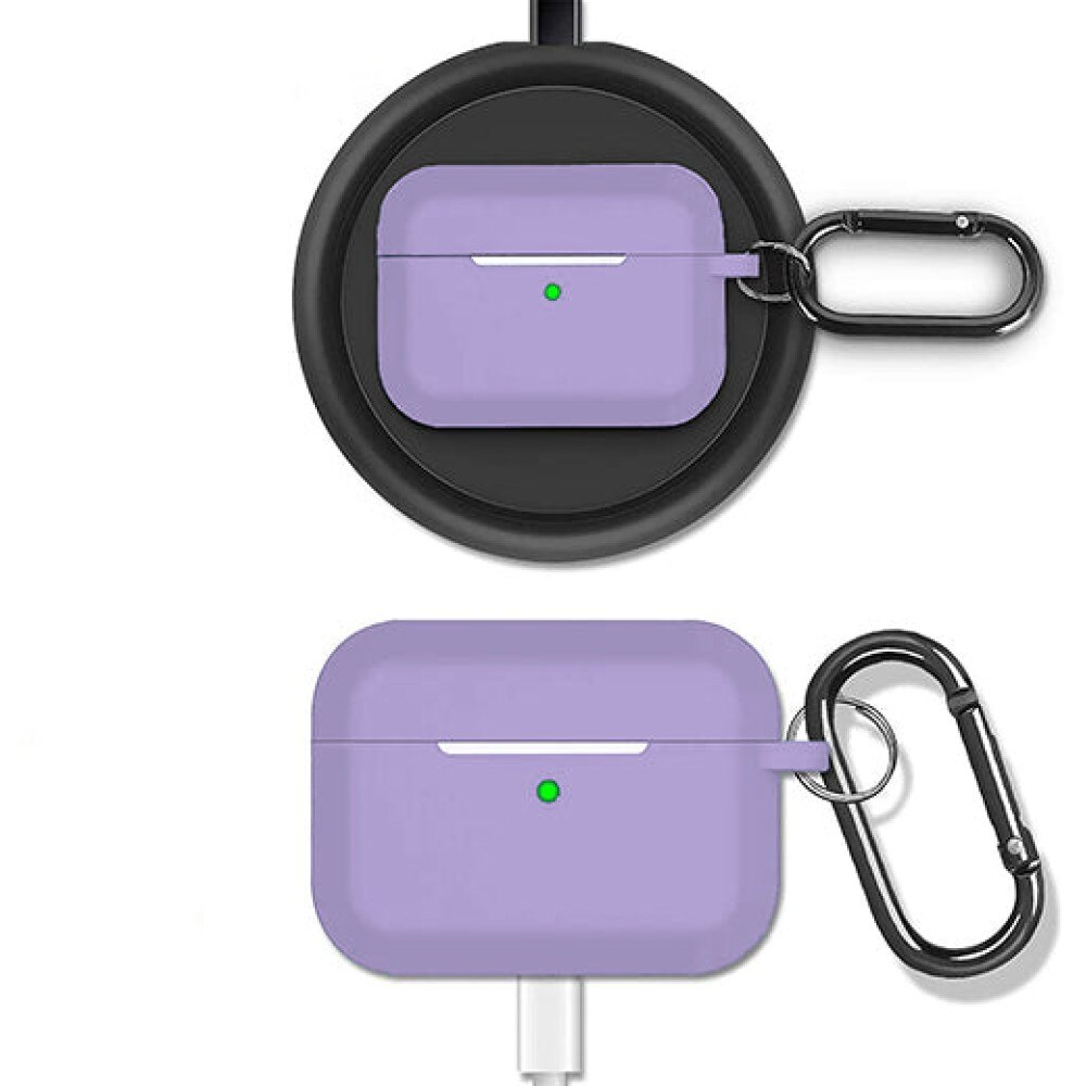 Husa Soft Silicone - AirPods Pro 1/2 - Light Lilac