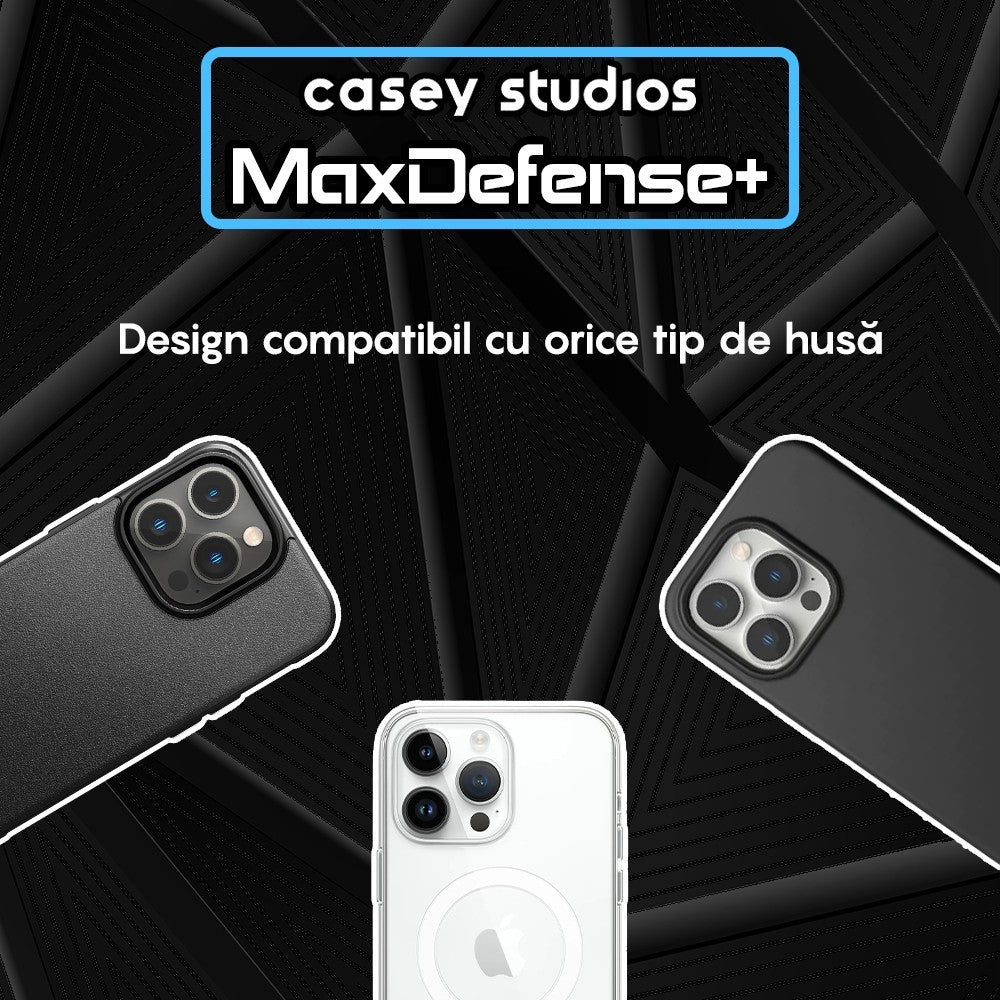 Set 2x Folie Camera MaxDefense+ - iPhone 15 Pro Max/15 Pro - Clear