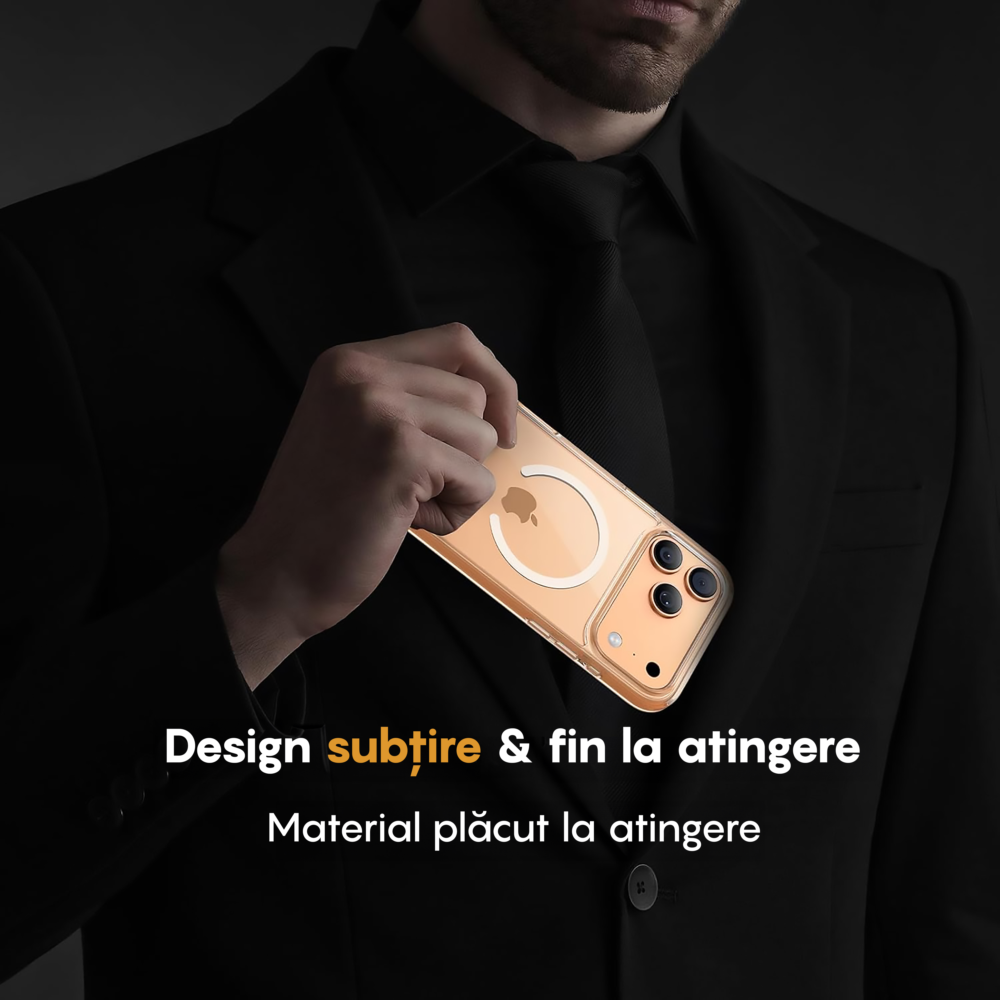 Husa MagSafe - iPhone 17 Pro - Transparent