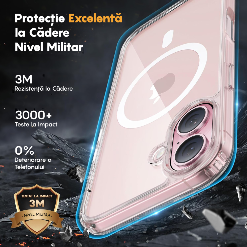 Husa MagSafe - iPhone 17 - Transparent