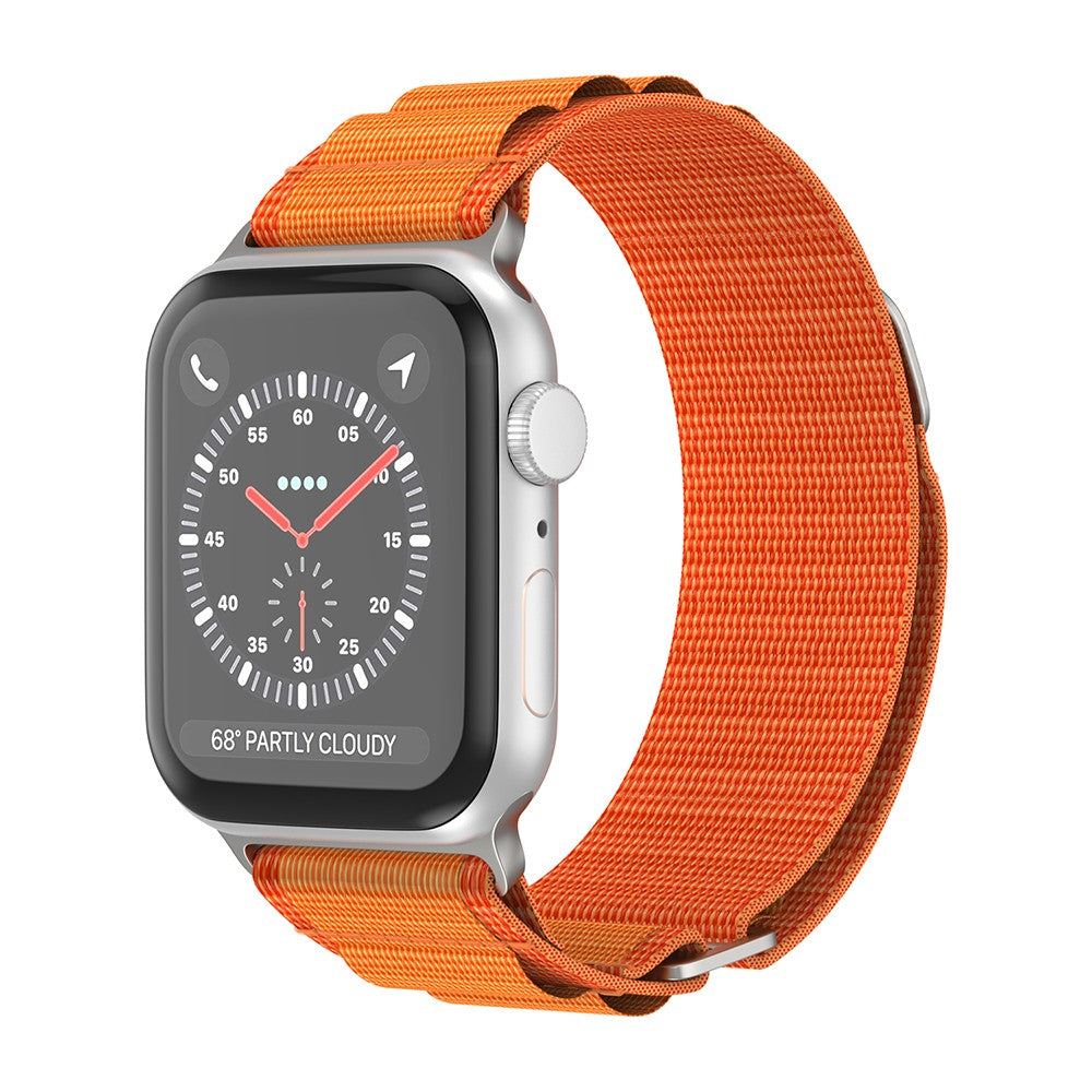 Curea Alpine Adventure - Apple Watch 1/2/3/4/5/6/7/8/9/SE - 38/40/41 MM - Portocaliu