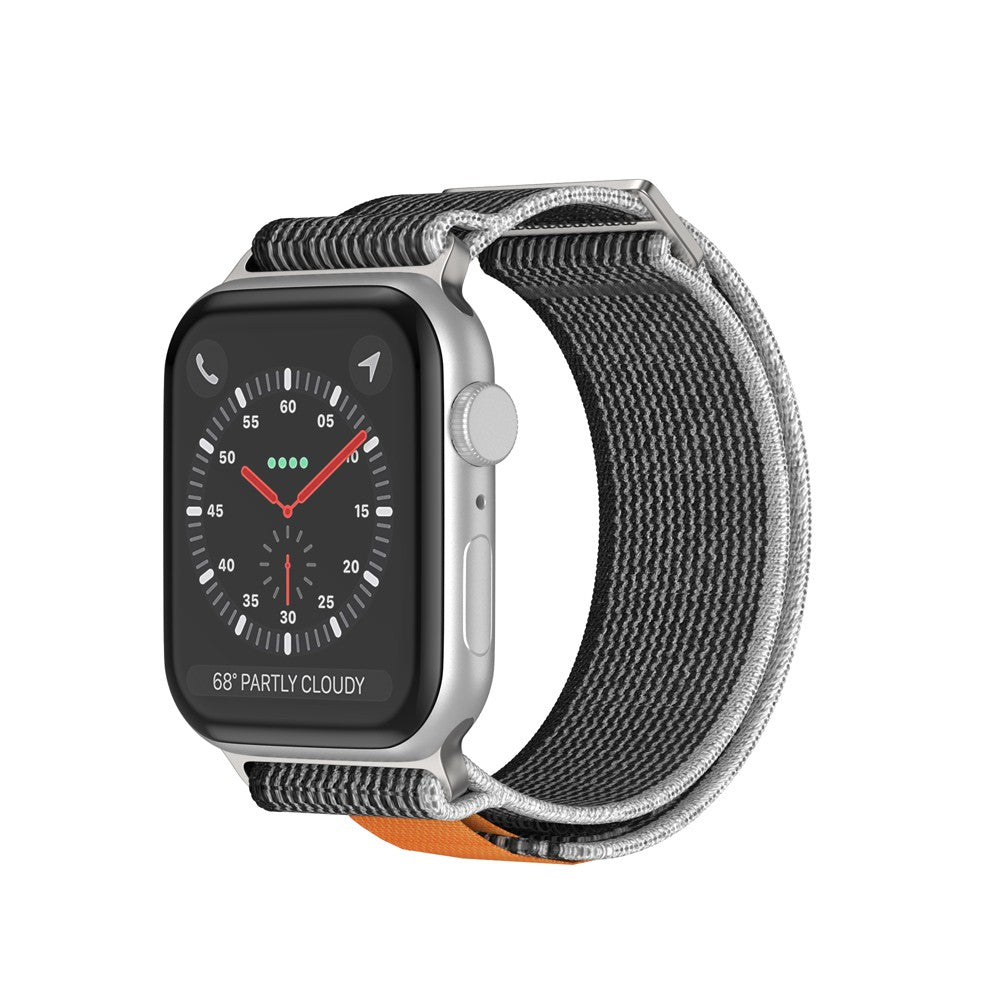 Curea Trail Scout - Apple Watch 1/2/3/4/5/6/7/8/9/SE/Ultra 1/Ultra 2 - 42/44/45/49 MM - Gri Inchis