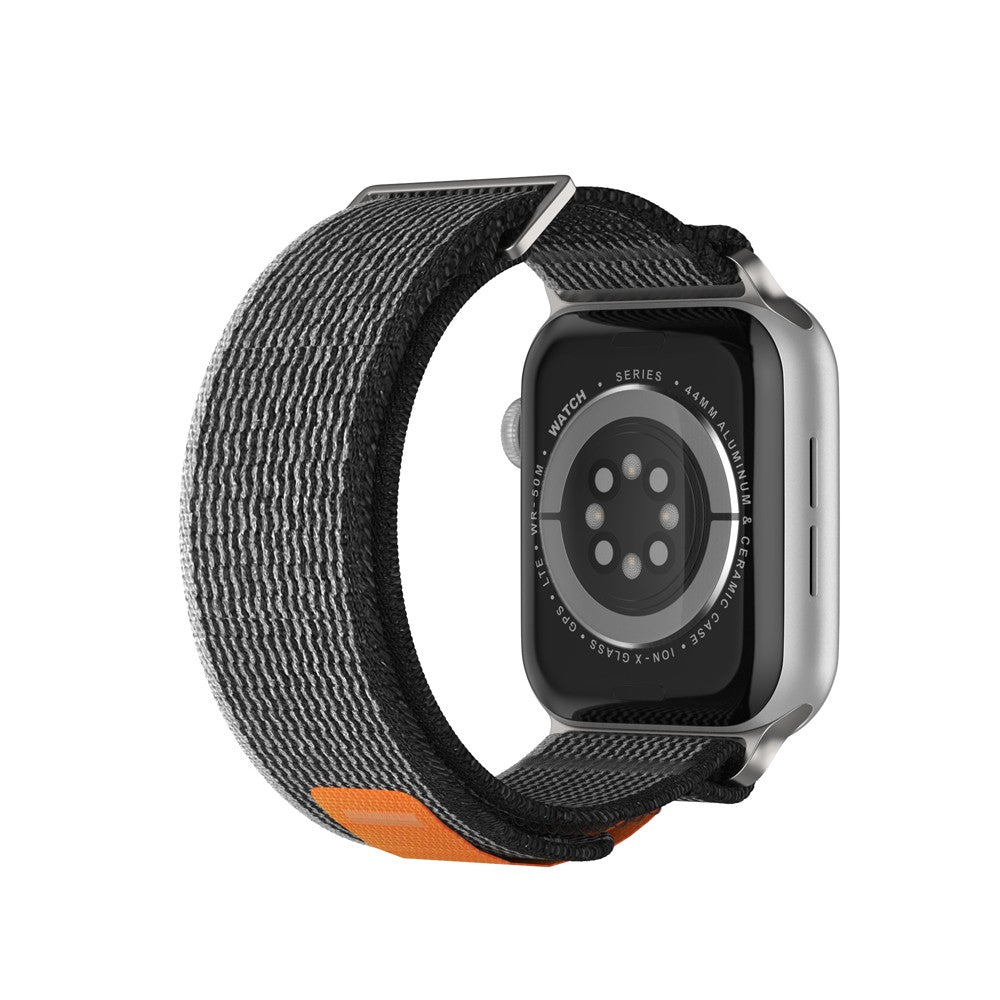 Curea Trail Scout - Apple Watch 1/2/3/4/5/6/7/8/9/SE/Ultra 1/Ultra 2 - 42/44/45/49 MM - Gri Inchis