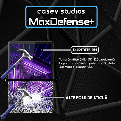 Folie Sticla MaxDefense+ - Lenovo Tab M10 FHD Plus 10.3" (TB-X606/TB-X606F) - Clear