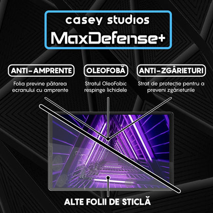 Folie Sticla MaxDefense+ - Lenovo Tab M10 FHD Plus 10.3" (TB-X606/TB-X606F) - Clear