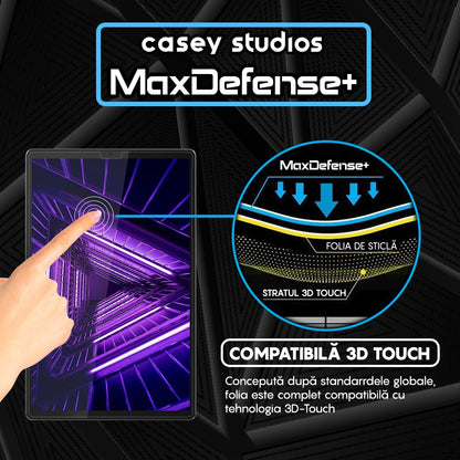 Folie Sticla MaxDefense+ - Lenovo Tab M10 FHD Plus 10.3" (TB-X606/TB-X606F) - Clear