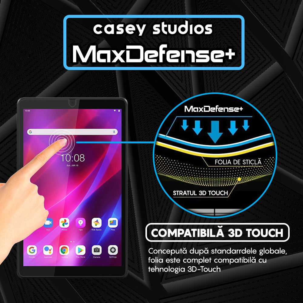 Folie Sticla MaxDefense+ - Lenovo Tab M8 HD/M8 3rd Gen 8" (TB-8505F/TB-8506X) - Clear
