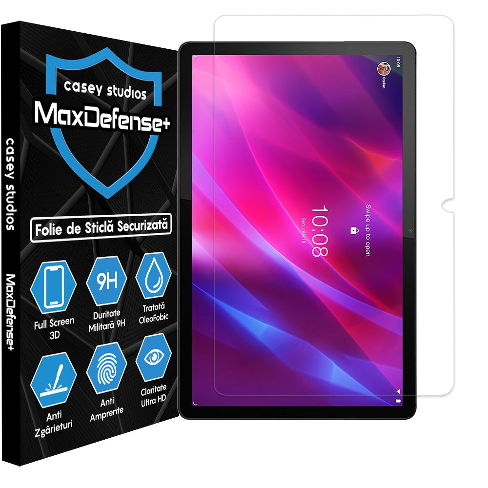 Folie Sticla MaxDefense+ - Lenovo Tab P11 Plus/P11 11" (TB-J606F/TB-J606X/TB-J616X) - Clear