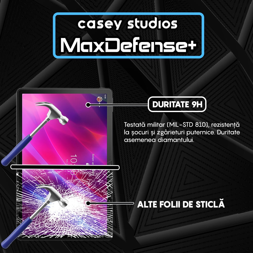 Folie Sticla MaxDefense+ - Lenovo Tab P11 Plus/P11 11" (TB-J606F/TB-J606X/TB-J616X) - Clear