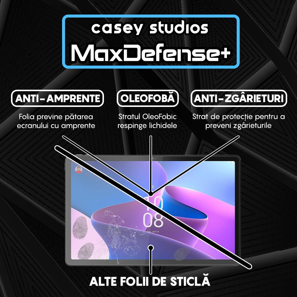 Folie Sticla MaxDefense+ - Lenovo Tab P11 Pro Gen 2 2022 11.2? (TB-132FU) - Clear