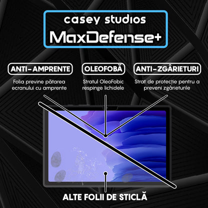 Folie Sticla MaxDefense+ - Samsung Galaxy Tab A7 10.4 2022/2020 T500/T503/T505/T507/T509) - Clear