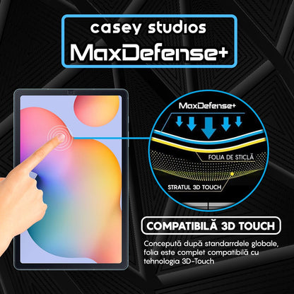 Folie Sticla MaxDefense+ - Samsung Galaxy Tab S6 Lite 2022 10.4" (P610/P613/P615/P619) - Clear
