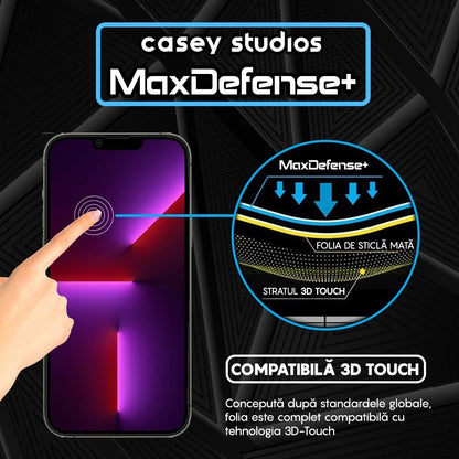 Folie Sticla MaxDefense+ - iPhone 13 Pro Max - Matte