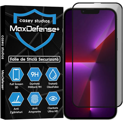 Folie Sticla MaxDefense+ - iPhone 13 Pro Max - Privacy