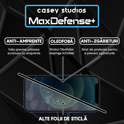 Folie Sticla MaxDefense+ - iPhone 12 Mini - Privacy