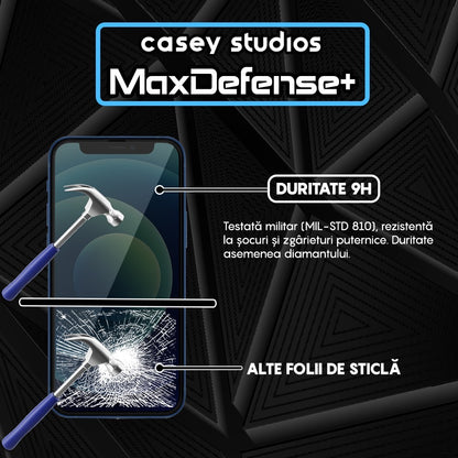 Folie Sticla MaxDefense+ - iPhone 12 Mini - Privacy