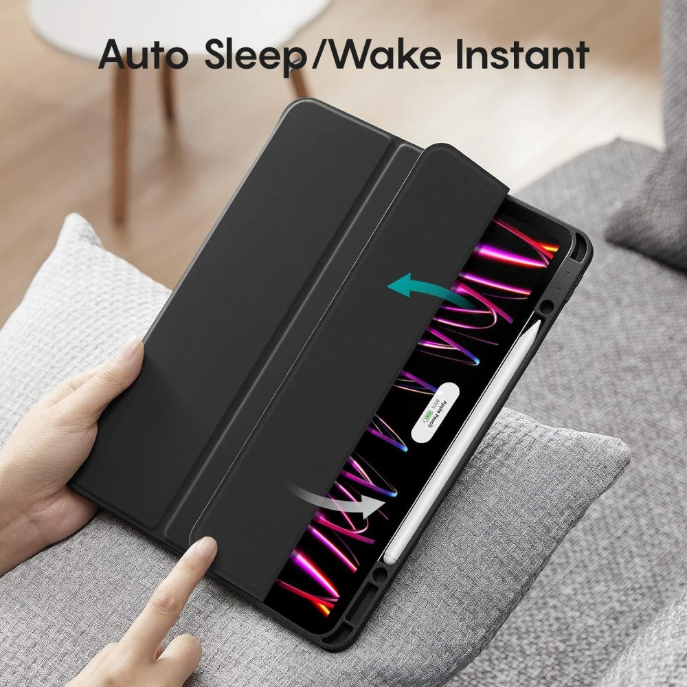 Husa MagneticX - iPad Air 13 2024/Pro 2022/2021/2020/2018 12.9" - Negru