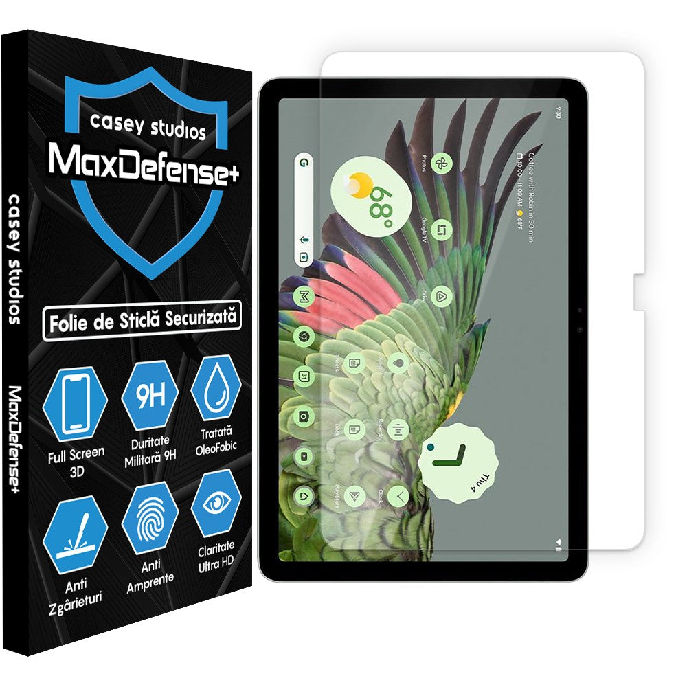 Folie Sticla MaxDefense+ - Google Pixel Tablet - Clear