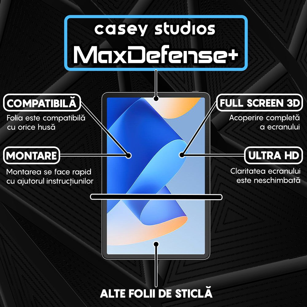 Folie Sticla MaxDefense+ - Huawei MatePad 11 2023 - Clear