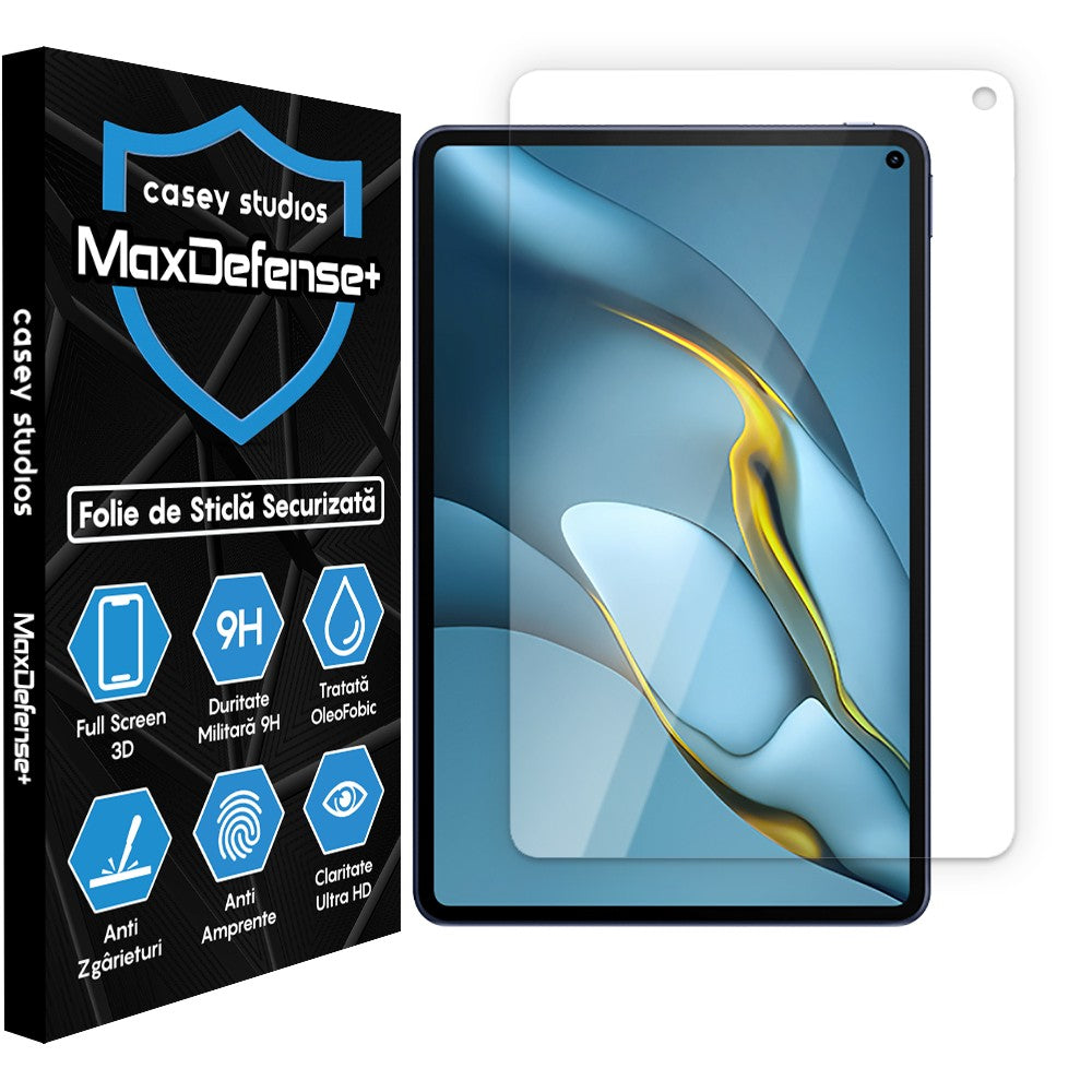 Folie Sticla MaxDefense+ - Huawei MatePad Pro 10.8 2019/10.8 5G 2019/10.8 2021 - Clear