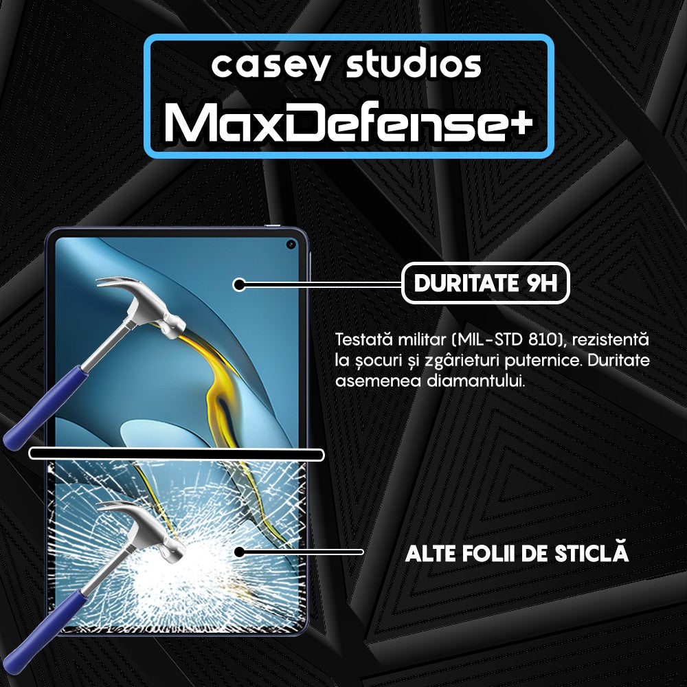 Folie Sticla MaxDefense+ - Huawei MatePad Pro 10.8 2019/10.8 5G 2019/10.8 2021 - Clear