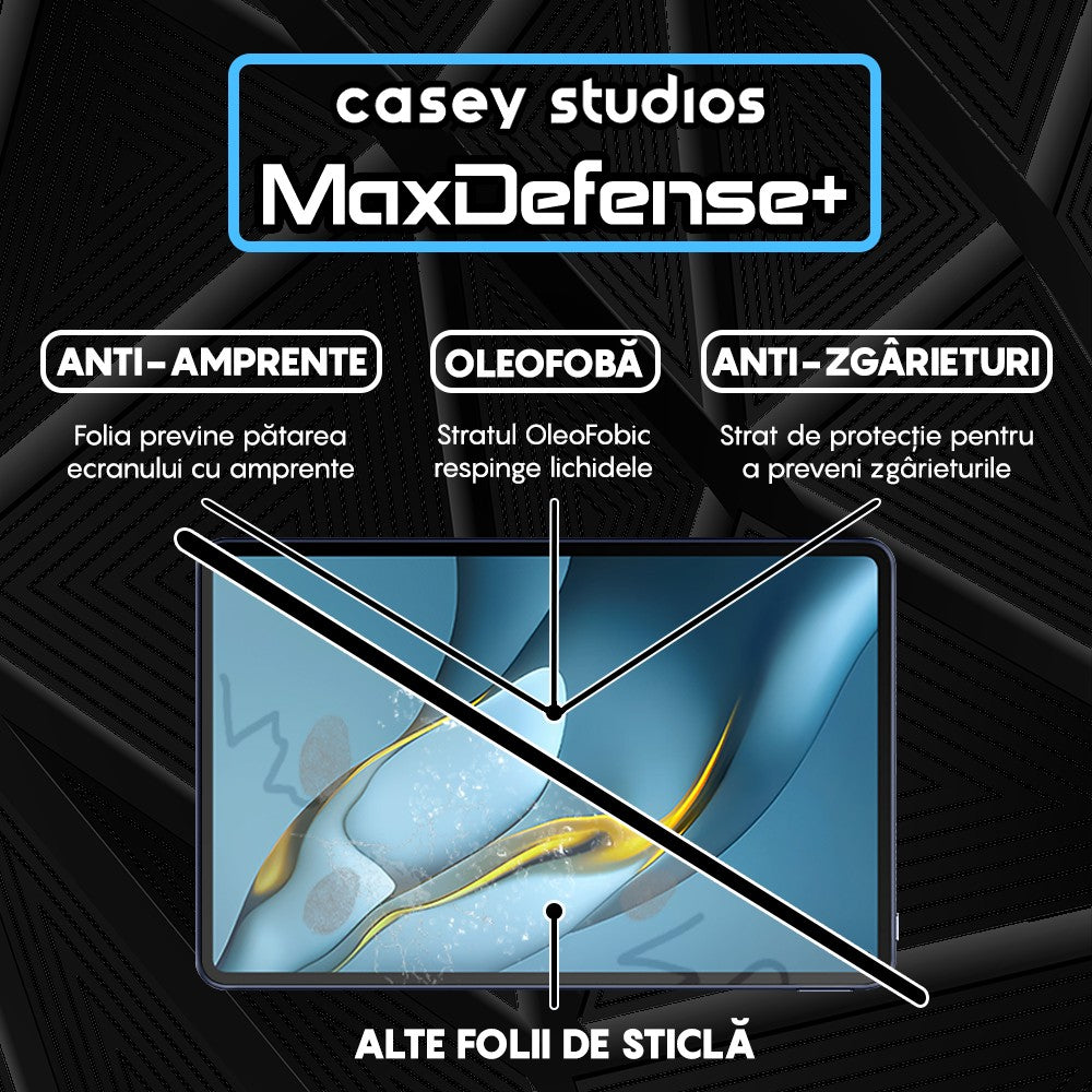 Folie Sticla MaxDefense+ - Huawei MatePad Pro 10.8 2019/10.8 5G 2019/10.8 2021 - Clear
