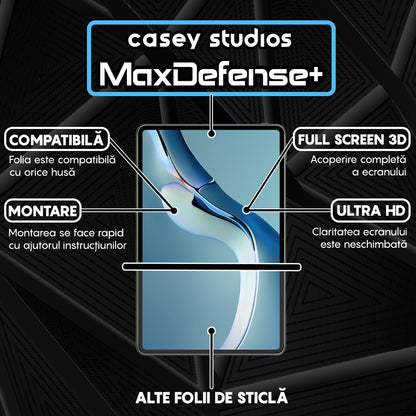 Folie Sticla MaxDefense+ - Huawei MatePad Pro 12.6 2021 - Clear