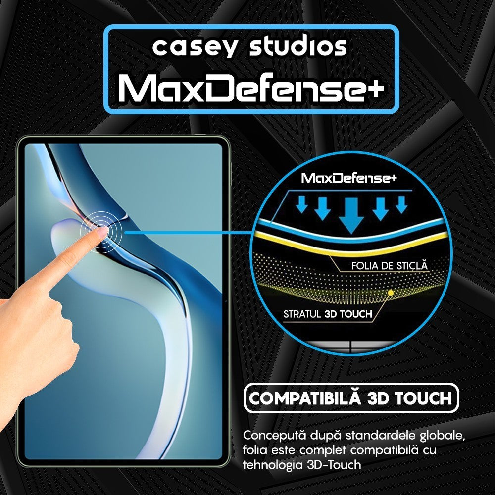 Folie Sticla MaxDefense+ - Huawei MatePad Pro 12.6 2021 - Clear