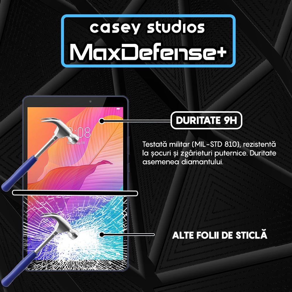 Folie Sticla MaxDefense+ - Huawei MatePad T8 - Clear