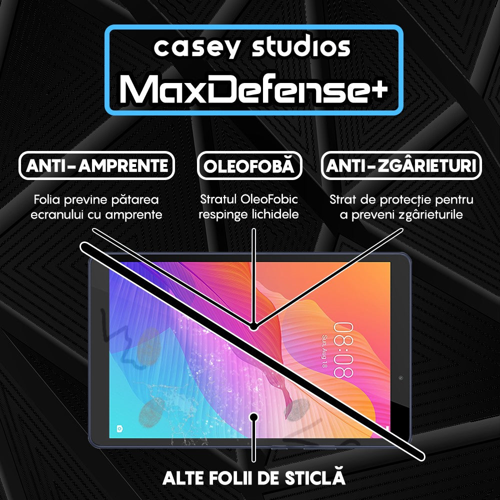 Folie Sticla MaxDefense+ - Huawei MatePad T8 - Clear