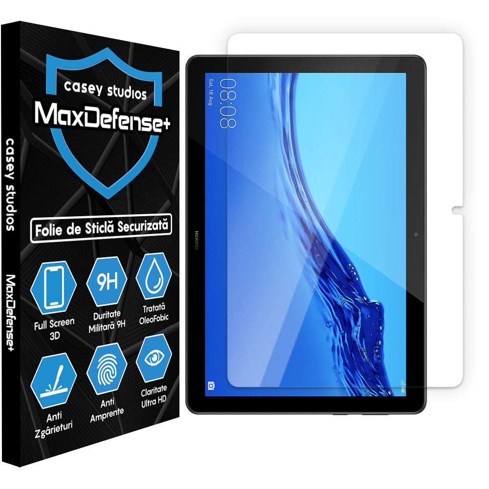 Folie Sticla MaxDefense+ - Huawei Mediapad T5 10.1" 2018 W09/W19/L03/L09 - Clear