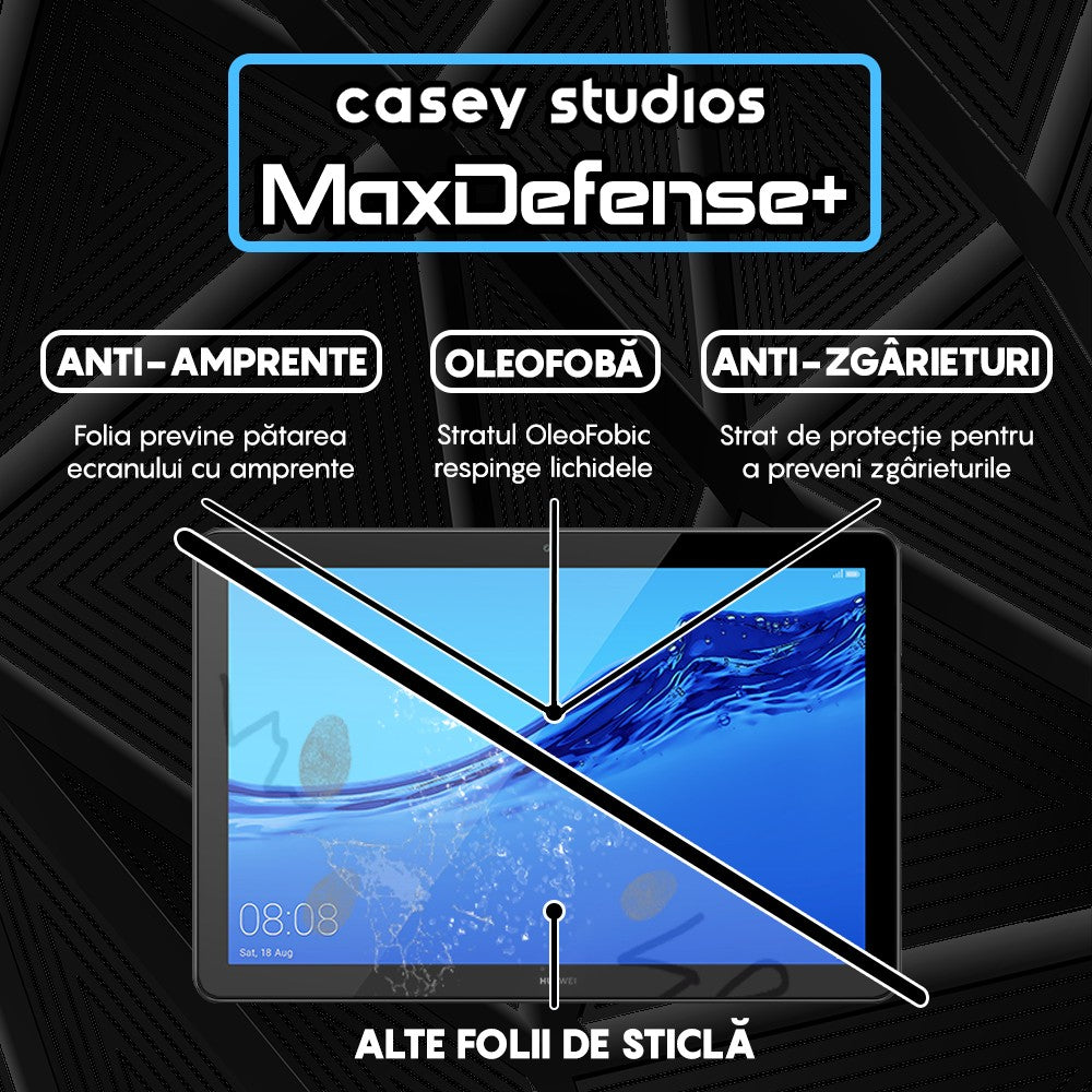 Folie Sticla MaxDefense+ - Huawei Mediapad T5 10.1" 2018 W09/W19/L03/L09 - Clear
