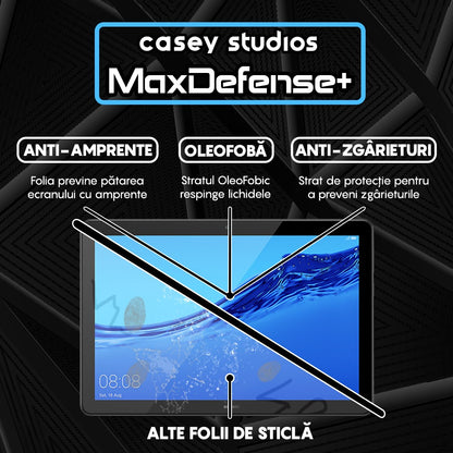 Folie Sticla MaxDefense+ - Huawei Mediapad T5 10.1" 2018 W09/W19/L03/L09 - Clear